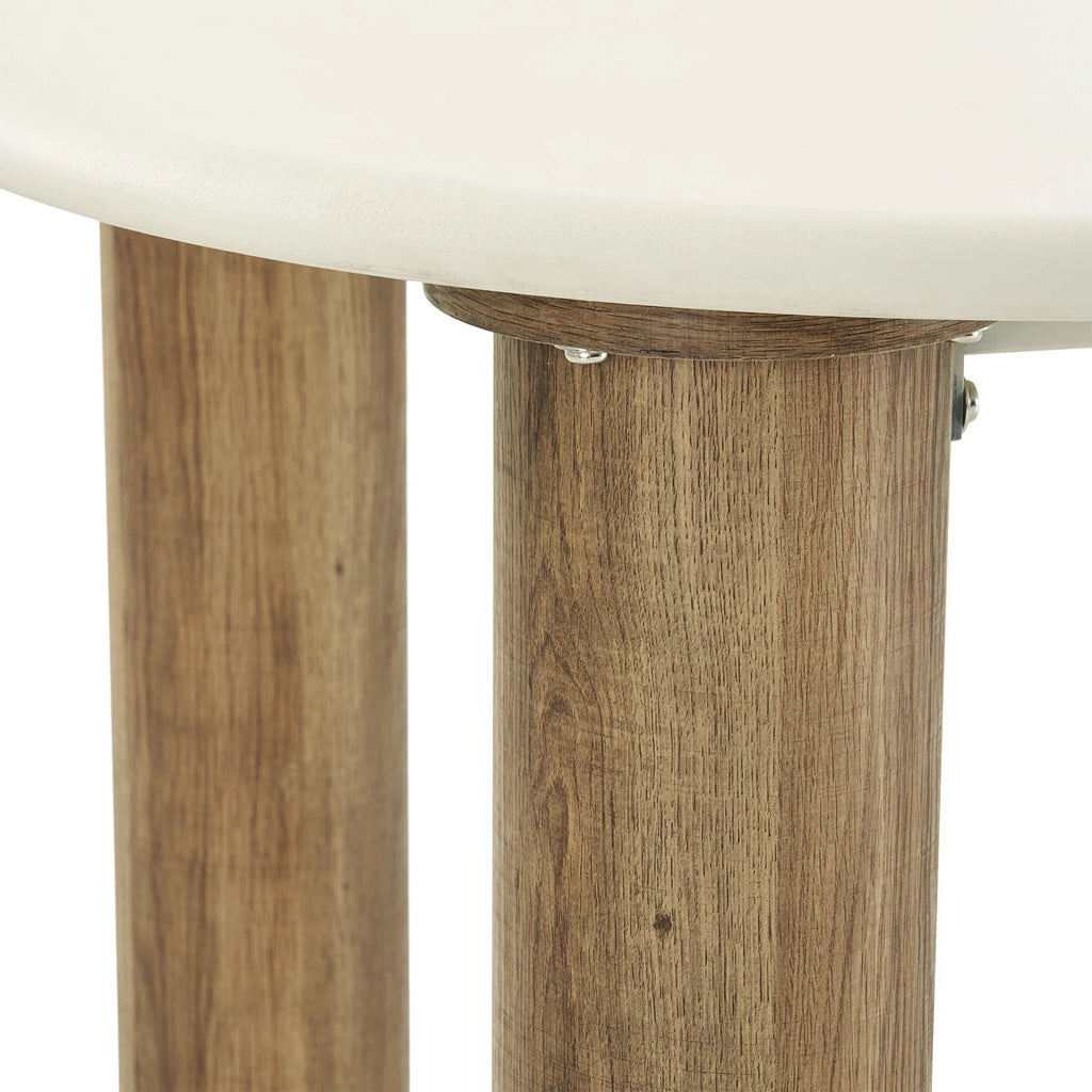 Dining table, cement look, sand/brown 100x240x76 cm