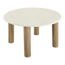 Laden Sie das Bild in den Galerie-Viewer, Dining table, cement look, sand/brown ø120x76 cm