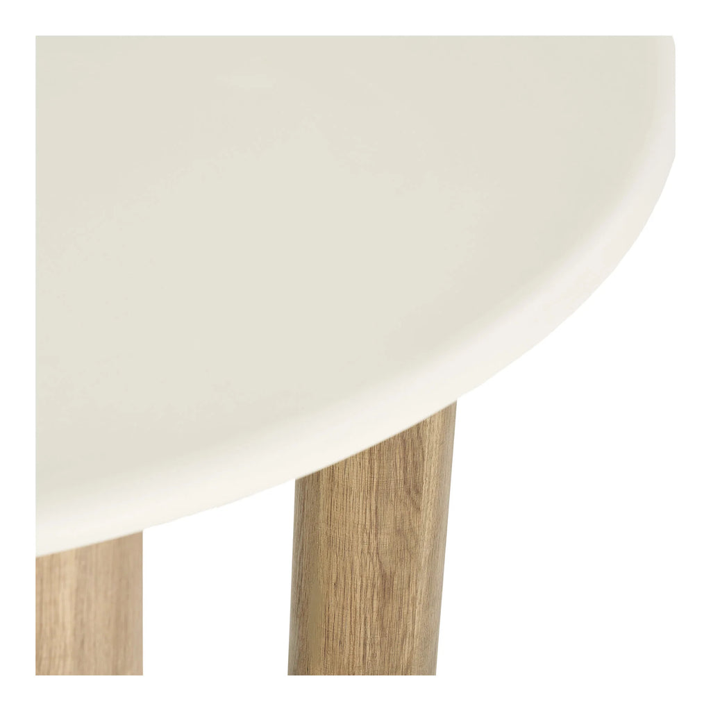 Dining table, cement look, sand/brown ø120x76 cm