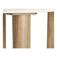 Laden Sie das Bild in den Galerie-Viewer, Dining table, cement look, sand/brown ø120x76 cm