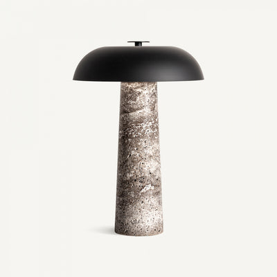 Travertine table lamp