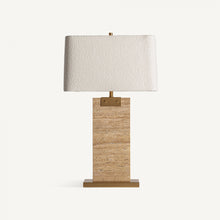 Load image into Gallery viewer, Travertine table lamp