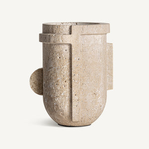 Travertine vase