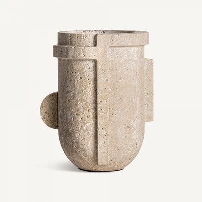 Travertine vase