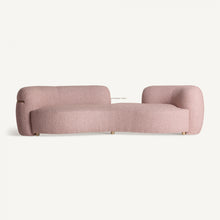 Laden Sie das Bild in den Galerie-Viewer, Pink curvy sofa