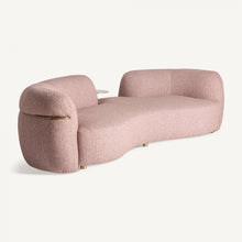 Laden Sie das Bild in den Galerie-Viewer, Pink curvy sofa