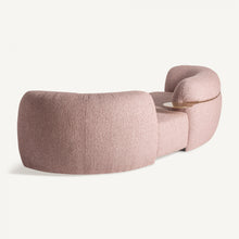 Load image into Gallery viewer, Pink curvy sofa