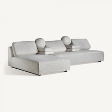 Load image into Gallery viewer, Sofa l-shape grey