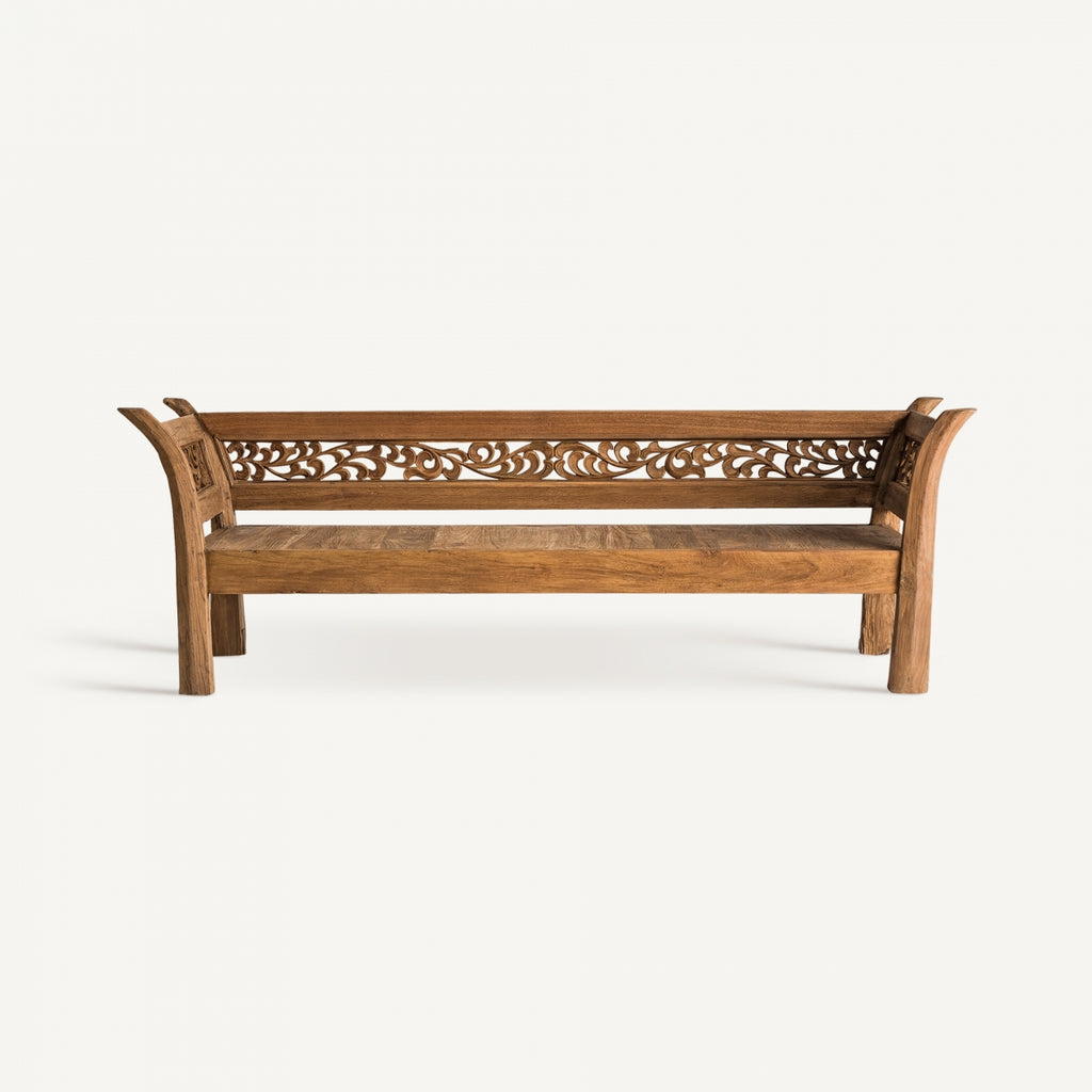Teak wood bench