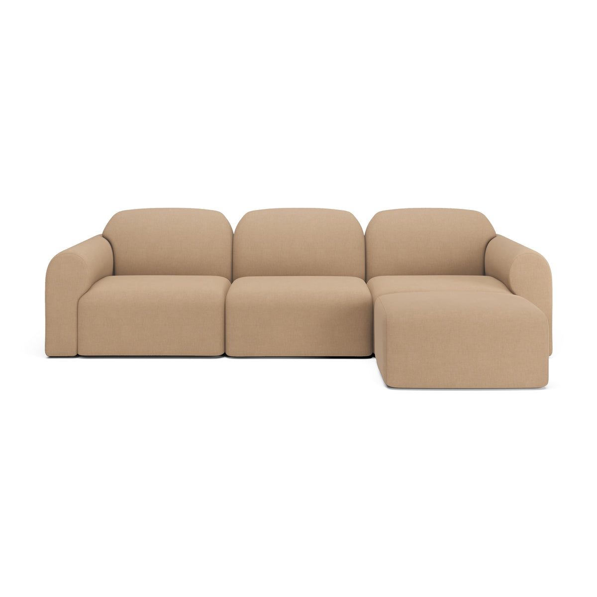 Bulky modular sofa