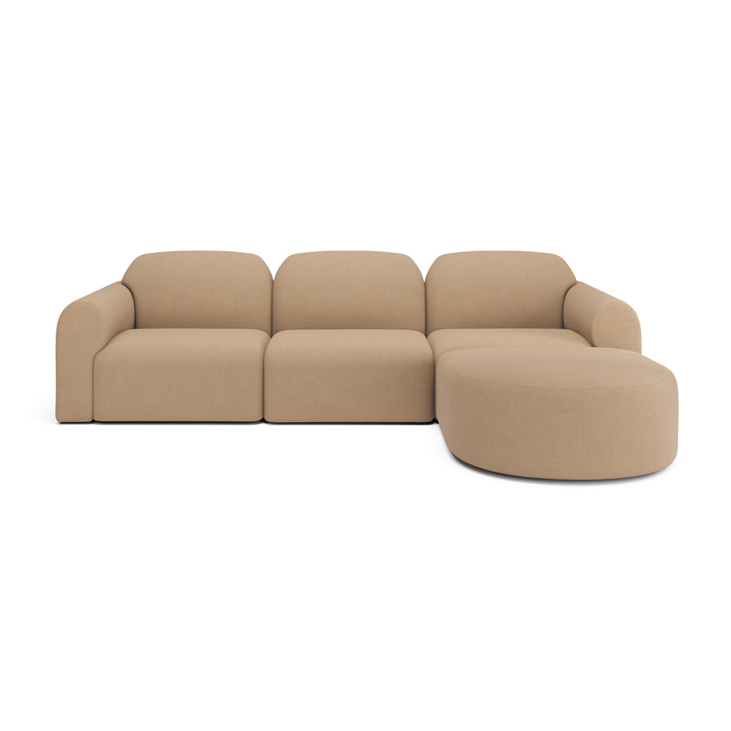 Bulky modular sofa