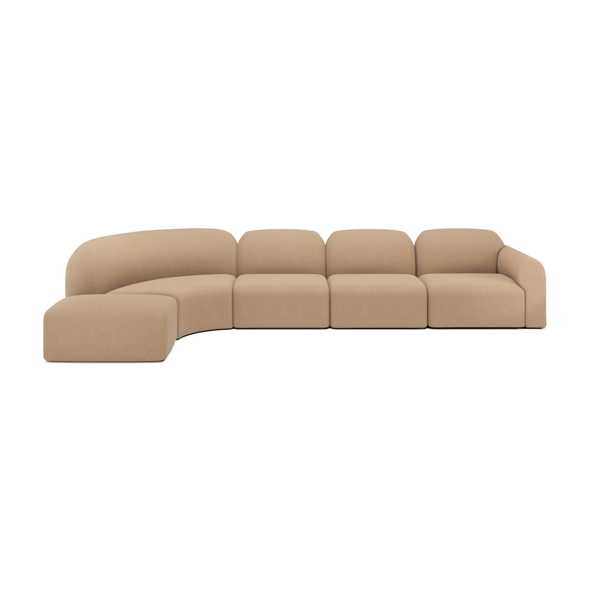 Bulky modular sofa