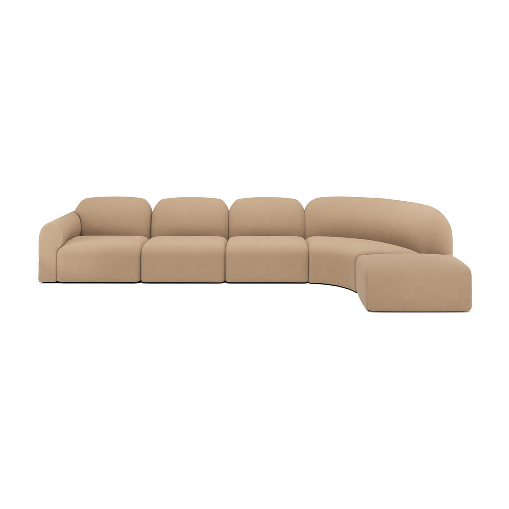 Bulky modular sofa