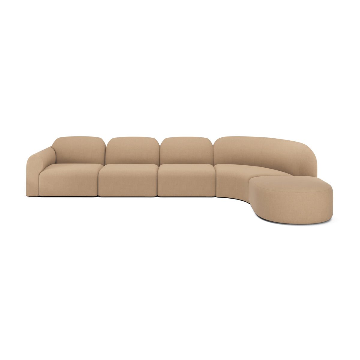Bulky modular sofa