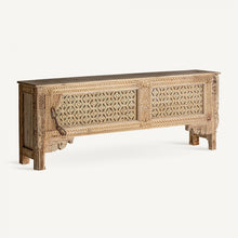 Load image into Gallery viewer, Teak carved console