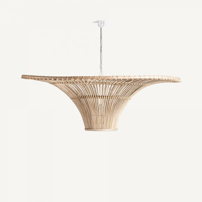 Rattan ceiling lamp