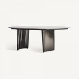 Dark dining table