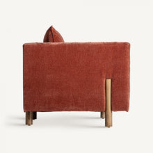 Load image into Gallery viewer, Burgundy armchair