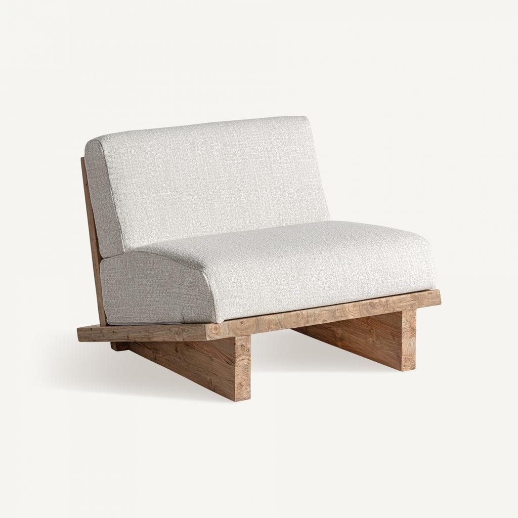 Teak armchair