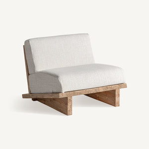 Teak armchair