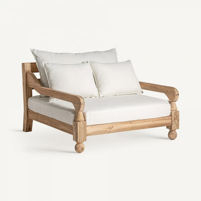 TEAK LOUNGER