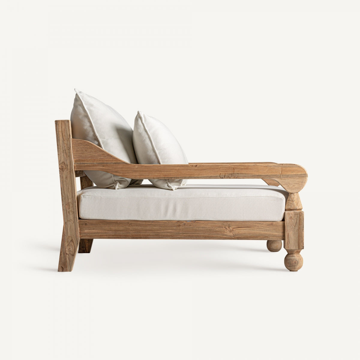 TEAK LOUNGER