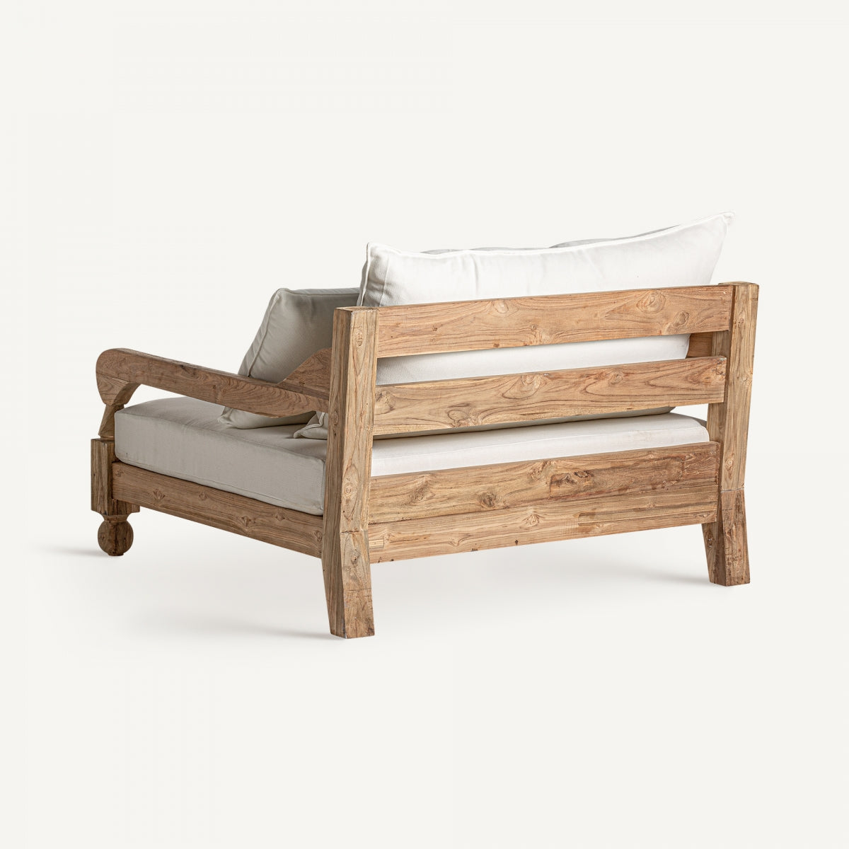 TEAK LOUNGER