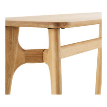 Load image into Gallery viewer, Console table, oak, natural