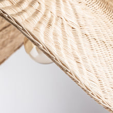 Carica l&#39;immagine nel visualizzatore di Gallery, Rattan ceiling lamp