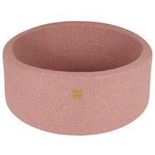 Cargar imagen en el visor de la galería, Baby Foam Round Ball Pit 90x30cm without Balls Certified, Boucle, Pink