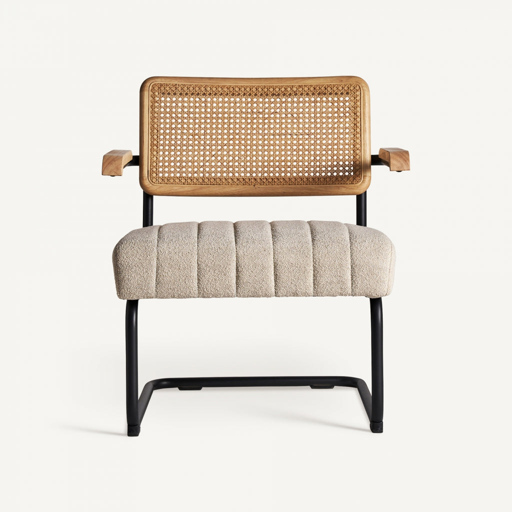 Rattan lounge chair
