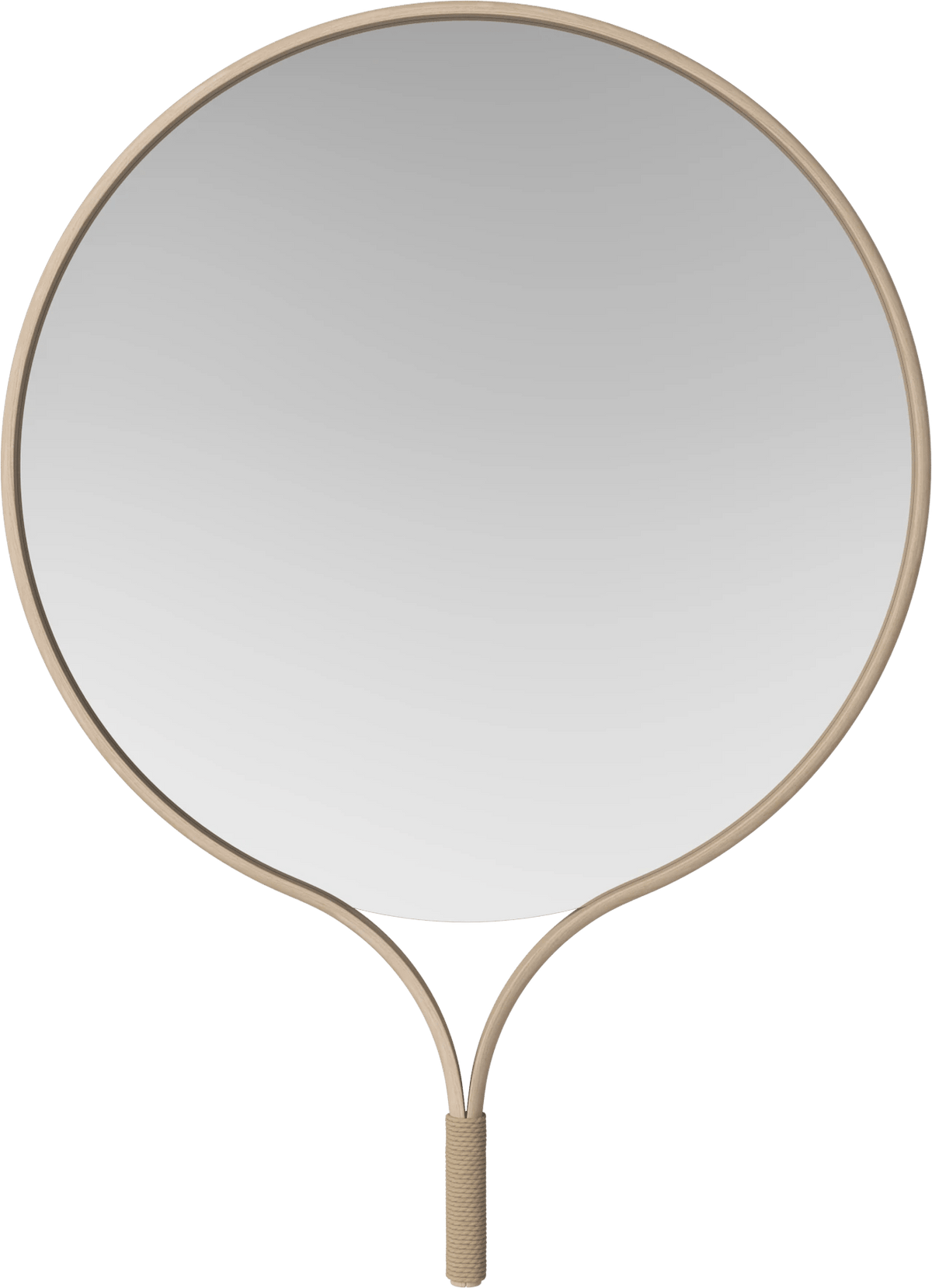 Racquet Round Mirror