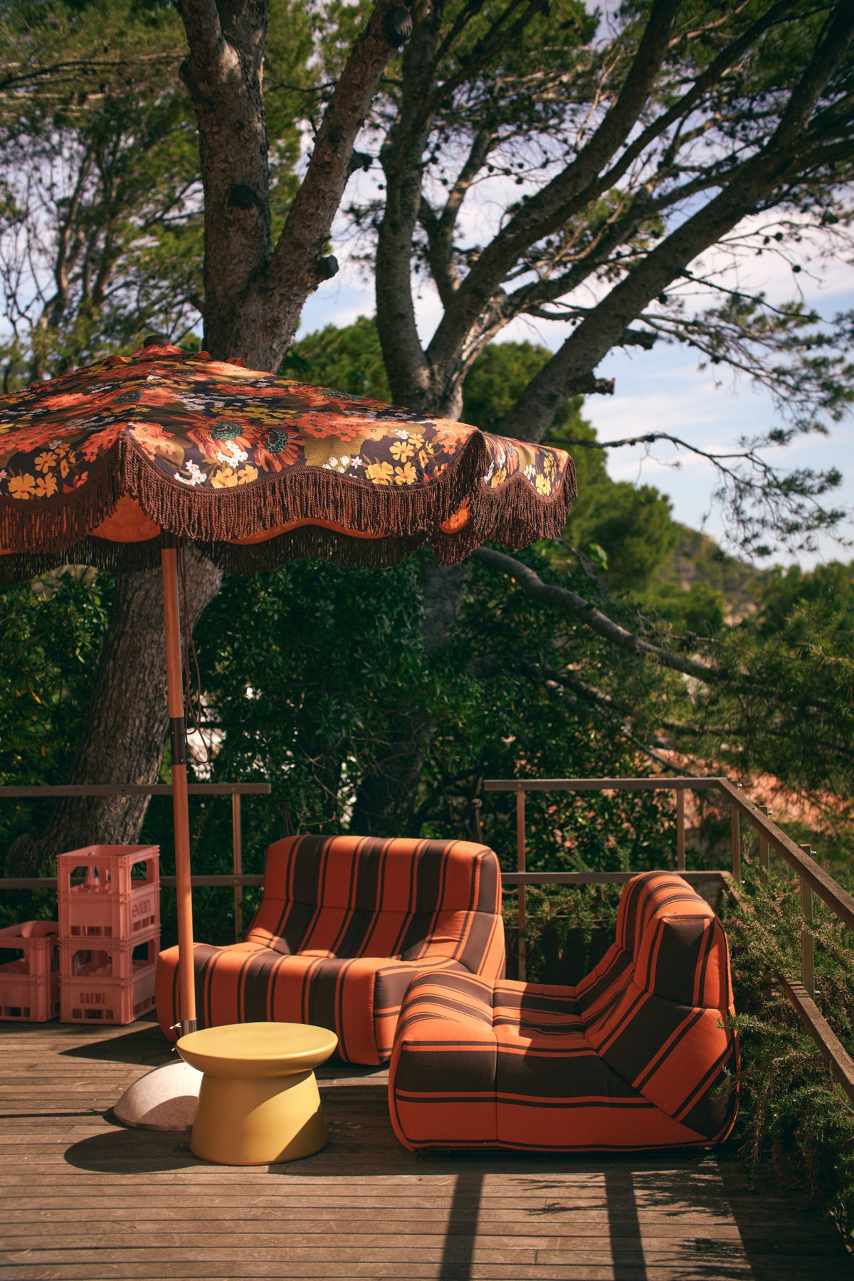 Lazy lounge chair outdoor retro