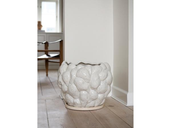 Klast Vase/Flowerpot Dia 38.5 x 31 cm Offwhite