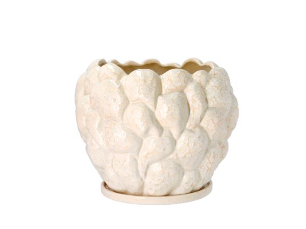 Klast Vase/Flowerpot Dia 38.5 x 31 cm Offwhite