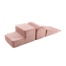 Cargar imagen en el visor de la galería, Aesthetic Foam 3 elements Playset, Corduroy, Pink