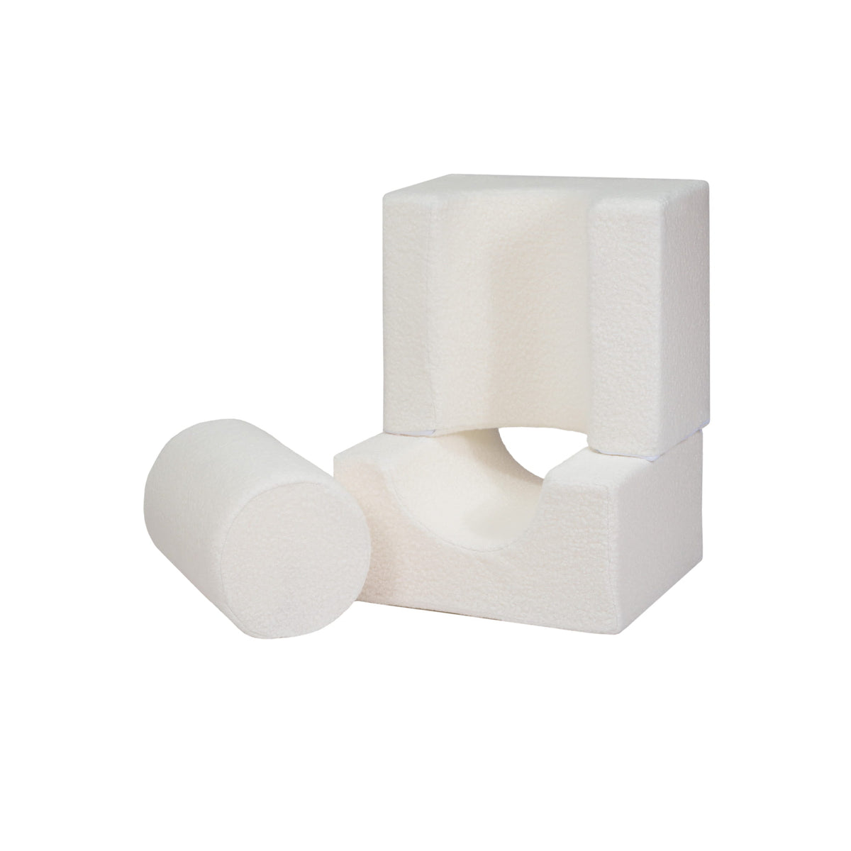 Boucle Shape Set 3-elements, white