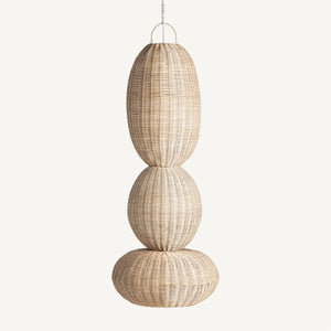Rattan ceiling lamp