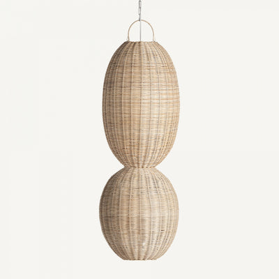 Rattan ceiling lamp