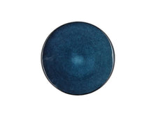Cargar imagen en el visor de la galería, Footed cake stand Dia 30 x 5.5 cm Dark blue