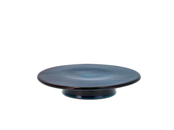 Footed cake stand Dia 30 x 5.5 cm Dark blue