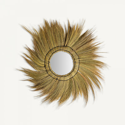 ABACA NATURAL MIRROR