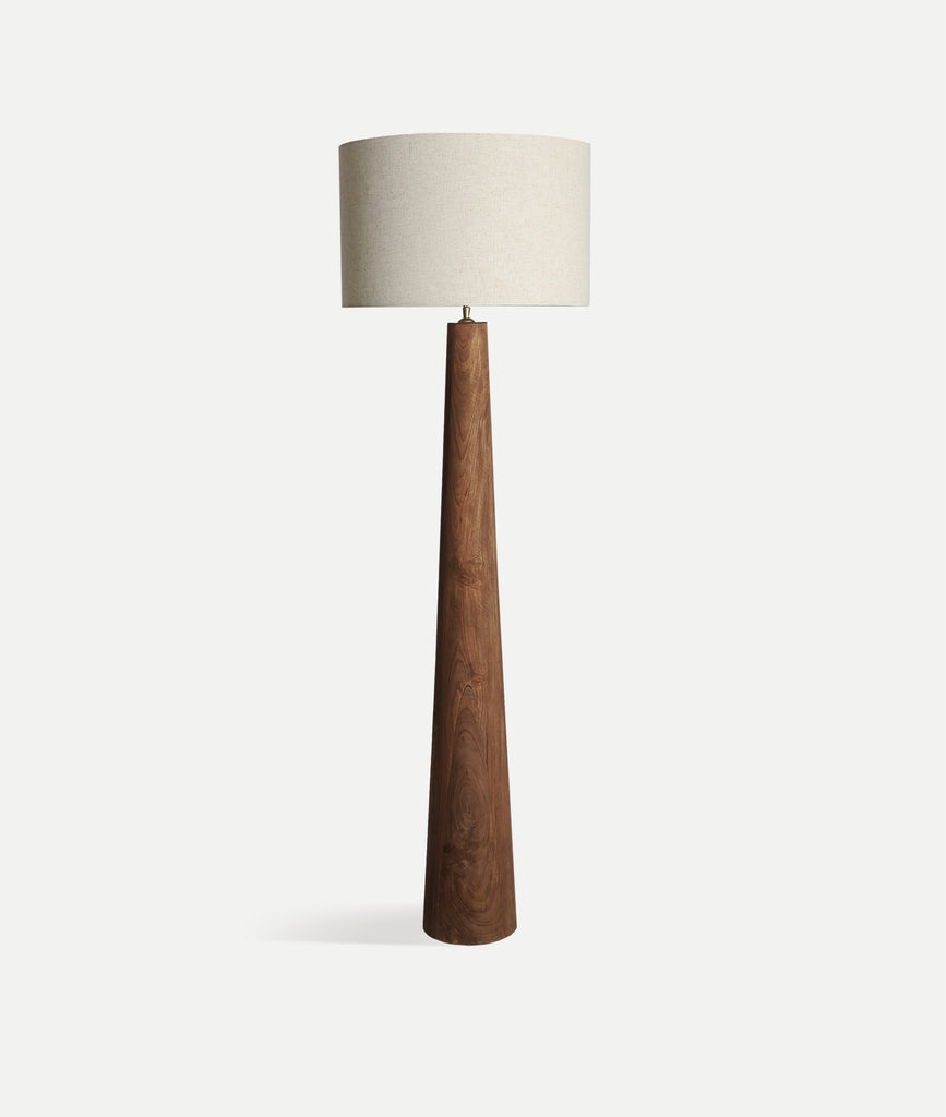 Mango Wood Floor Lamp