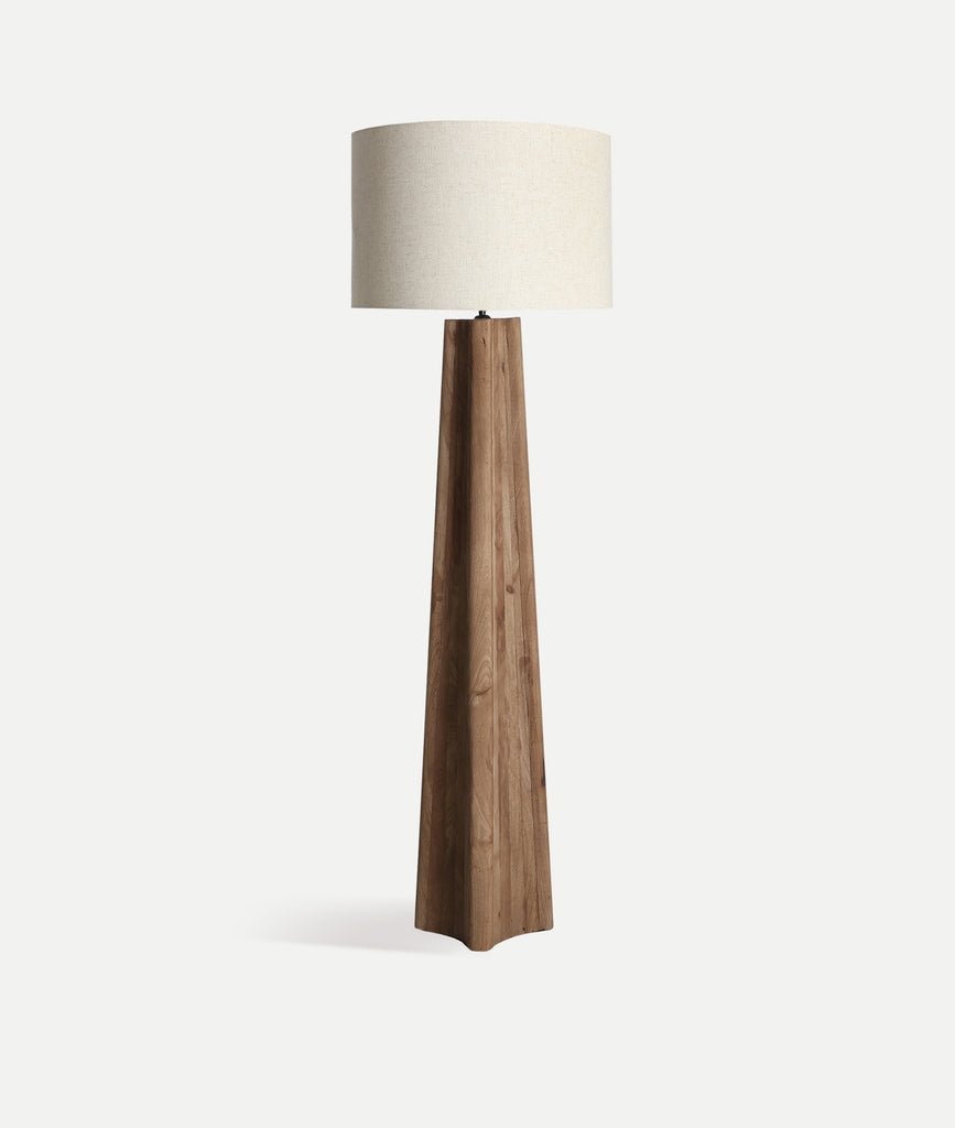 Mango Wood Floor Lamp