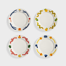 Cargar imagen en el visor de la galería, Plate haines large set of 4