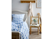 Load image into Gallery viewer, Södahl Gingham Junior Bed linen 100 x 140 cm Sky Blue