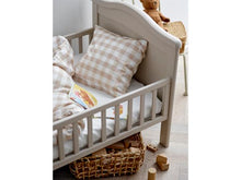 Carica l&#39;immagine nel visualizzatore di Gallery, Södahl Gingham Junior Bed linen 100 x 140 cm Beige