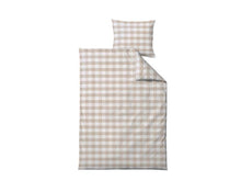 Load image into Gallery viewer, Södahl Gingham Baby Bed linen 70 x 100 cm Beige