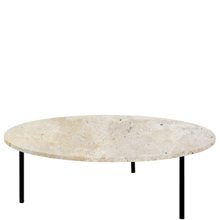 Load image into Gallery viewer, Travertine L Coffee table