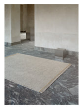 Carica l'immagine nel visualizzatore di Gallery, Dawn Light Grey/Mustard hand-woven rug | Linie Design at Bois Blanc Home, Limassol, Cyprus